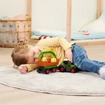 Kép 6/6 - ABC Freddy Fruit Trailer mosolygós gyümölcsökkel 30 cm – Simba Toys