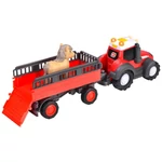 Kép 2/6 - ABC Massey állatszállító traktor lóval – Simba Toys