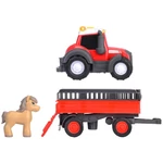 Kép 5/6 - ABC Massey állatszállító traktor lóval – Simba Toys