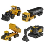 Kép 2/3 - Majorette – Volvo Edition építőipari munkagépek 4 db-os szett – Simba Toys