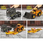 Kép 3/3 - Majorette: Volvo teherautó rakodóval fénnyel és hanggal – Simba Toys