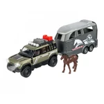 Kép 2/3 - Majorette: Land Rover lószállító utánfutóval fénnyel és hanggal – Simba Toys