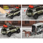 Kép 3/3 - Majorette: Land Rover lószállító utánfutóval fénnyel és hanggal – Simba Toys