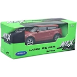 Kép 1/3 - Welly: Land Rover Evoque bordó fém kisautó modell 1/64