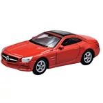 Kép 2/3 - Welly: Mercedes-Benz SL500 piros fém kisautó modell 1/64