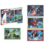 Kép 2/2 - Marvel: Bosszúállók 4az1-ben Supercolor puzzle – Clementoni