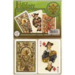 Kép 1/2 - Luxus römi kártya – Folklore 2×55 lap – Piatnik