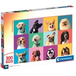 Kép 1/2 - Vidám kutyapofik 300 db-os puzzle – Clementoni