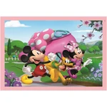 Kép 4/5 - Mickey és barátai 4 az 1-ben Supercolor puzzle – Clementoni
