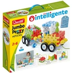 Kép 1/3 - Quercetti: Jumbo Pötyi Járművek 62 db-os szett