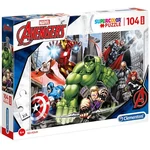 Kép 1/2 - Marvel Bosszúállók 104 db-os Maxi Puzzle – Clementoni