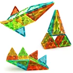 Kép 3/4 - Geomag: Magnetic Tiles Gems mágneses építőkocka 16 db-os szett
