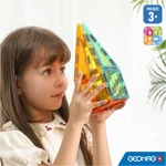 Kép 4/4 - Geomag: Magnetic Tiles Gems mágneses építőkocka 16 db-os szett
