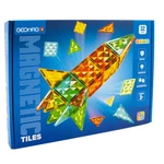 Kép 1/2 - Geomag: Magnetic Tiles Gems Rocket 32 db-os rakéta készlet