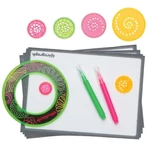 Kép 2/4 - Spirograph: NEON spirográf 10 db-os kreatív szett