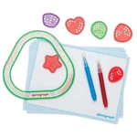 Kép 2/3 - Spirograph: FUN Shapes Spirográf – Szórakoztató formák 10 db-os kreatív szett