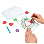 Kép 3/3 - Spirograph: FUN Shapes Spirográf – Szórakoztató formák 10 db-os kreatív szett