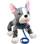 Kép 2/2 - Peppy Pets: Francia bulldog plüss kutya pórázzal 28cm