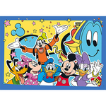 Kép 2/2 - Mickey egér és barátai Supercolor 2 az 1-ben puzzle 2×20 db-os – Clementoni