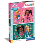 Kép 1/2 - Alice csodaországban 2×60 db-os supercolor puzzle – Clementoni