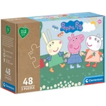 Kép 1/3 - Peppa malac Play for Future puzzle 3×48 db-os – Clementoni