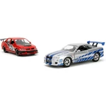 Kép 5/7 - Halálos iramban: Mitsubishi Lancer Evolution IX és Nissan Skyline GT-R (BNR34) 2 db-os csomag 1/32 méretarányban – Jada Toys