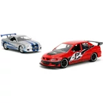 Kép 6/7 - Halálos iramban: Mitsubishi Lancer Evolution IX és Nissan Skyline GT-R (BNR34) 2 db-os csomag 1/32 méretarányban – Jada Toys