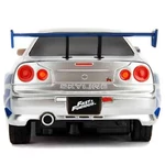 Kép 5/5 - Halálos iramban: RC Brian's Nissan Skyline GT-R (BNR35) távirányítós autó 1/24 – Simba Toys