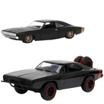 Kép 2/6 - Halálos iramban: Dom Toretto Dodge Charger R/T 1970 & Dodge Charger Widebody 1968 fém kisautója 2 db-os csomag 1/32-es méretarány 13 cm- Jada Toys