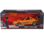Kép 1/5 - Halálos iramban: Brian figura és Toyota Supra autómodell 1/24 – Simba Toys