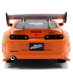 Kép 5/5 - Halálos iramban: Brian figura és Toyota Supra autómodell 1/24 – Simba Toys