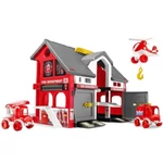Kép 2/2 - Play House: Nagy tűzoltóság szett járművekkel – Wader