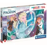Kép 1/2 - Jégvarázs II: Elza varázslata Supercolor puzzle 104 db-os – Clementoni