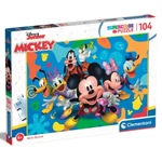 Kép 1/2 - Mickey egér és barátai Supercolor 104 db-os puzzle – Clementoni