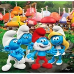 Kép 2/3 - Hupikék törpikék kalandjai 3×48 db-os supercolor puzzle – Clementoni
