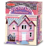 Kép 1/3 - Viktoriánus fa emeletes babaház – Melissa & Doug