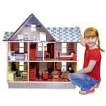 Kép 3/3 - Viktoriánus fa emeletes babaház – Melissa & Doug