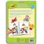 Kép 2/2 - Crayola Mini Kids: Járgányok 32 oldalas színezőfüzet matricákkal