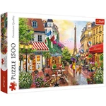 Kép 1/2 - Virágos párizs 1500 db-os puzzle – Trefl
