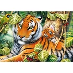 Kép 2/2 - Két tigris 1500 db-os puzzle – Trefl