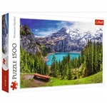 Kép 1/2 - Oeschinen-tó Alpok, Svájc 1500 db-os prémium puzzle – Trefl