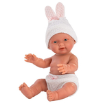 Kép 2/2 - Llorens: Bebita 26 cm-es kislány baba hintával