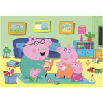 Kép 2/2 - Peppa Malac családi móka 60 db-os Supercolor puzzle – Clementoni