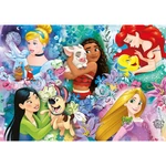 Kép 2/2 - Disney Hercegnők és kedvenceik Supercolor puzzle 60 db-os – Clementoni