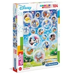 Kép 1/2 - Disney mesehősök Supercolor puzzle 104 db-os – Clementoni