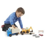 Kép 3/3 - Munkagépek fa jármű készlet – Melissa & Doug