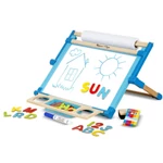 Kép 2/2 - Kétoldalú fa rajztábla játékszett – Melissa & Doug
