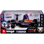 Kép 1/3 - Bburago: Red Bull RB19 F1 versenyautó fém autómodell pilótával 1/24 (Max Verstappen #1)