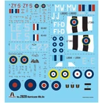 Kép 2/9 - Italeri 1/48 Hurricane Mk.IIC repülőgép makett