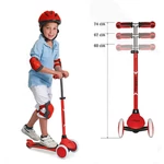 Kép 3/3 - On and Go piros háromkerekű roller – Mondo Toys